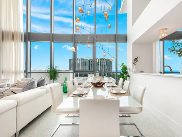 Luxury South Beach Vacation Rental- Ocean View Condo with 3 Pools & Spa